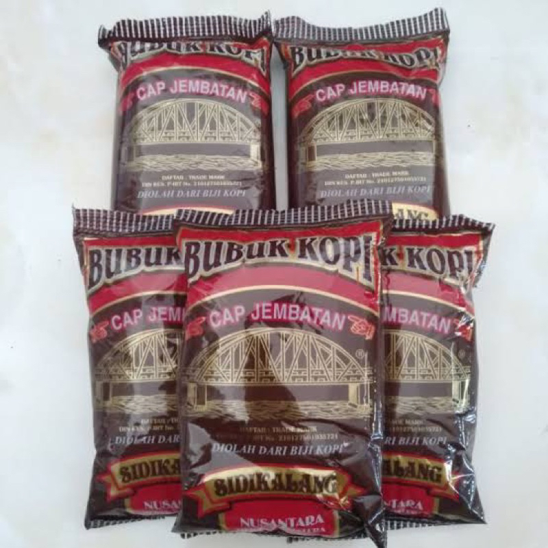 

[PER BUNGKUS] KOPI CAP JEMBATAN / KOPI HITAM SIDIKALANG /KOPI BUBUK SACHET