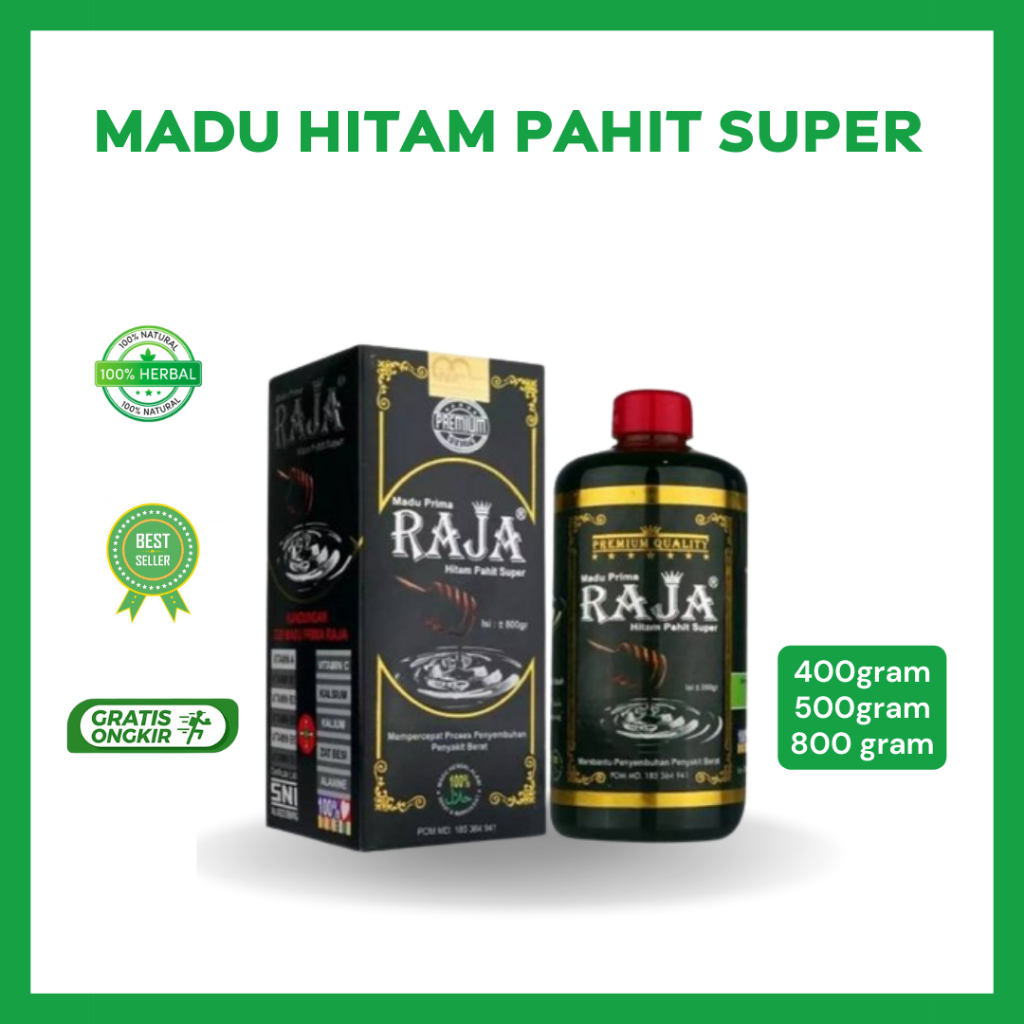 

Madu Hitam Pahit Super RAJA - Madu Pahit Prima Raja