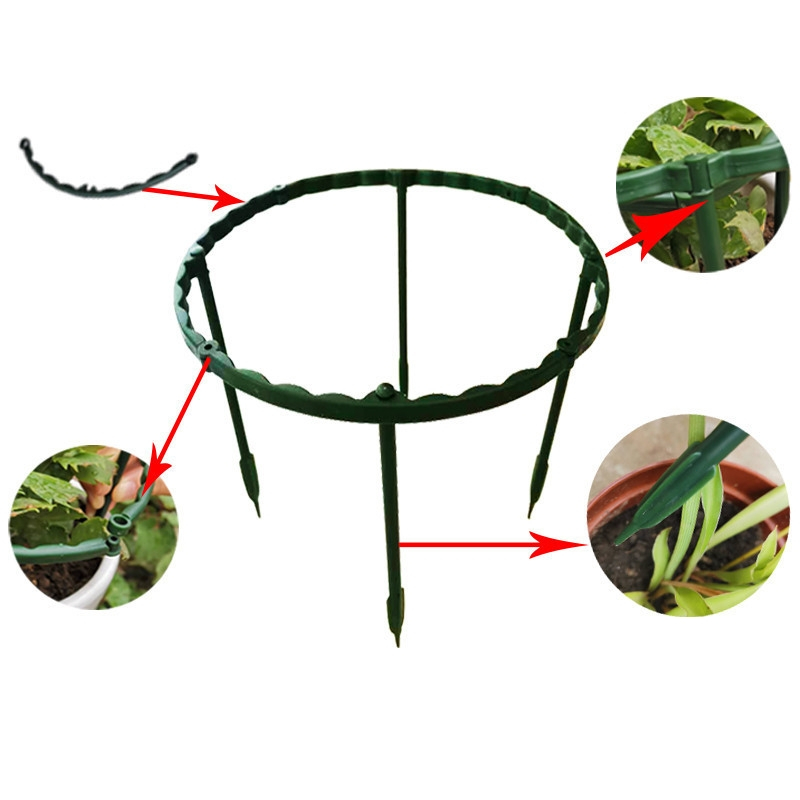 10Pcs Tiang Tanaman Kawat Tanaman Peyanggga Tanaman Rambat Tiang Penompak Bunga Rambatan Tanaman