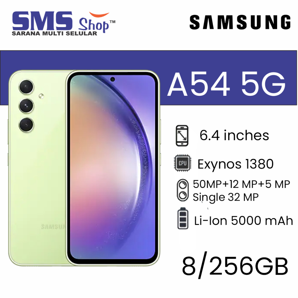 Samsung A54 5G 8/256GB Garansi Resmi