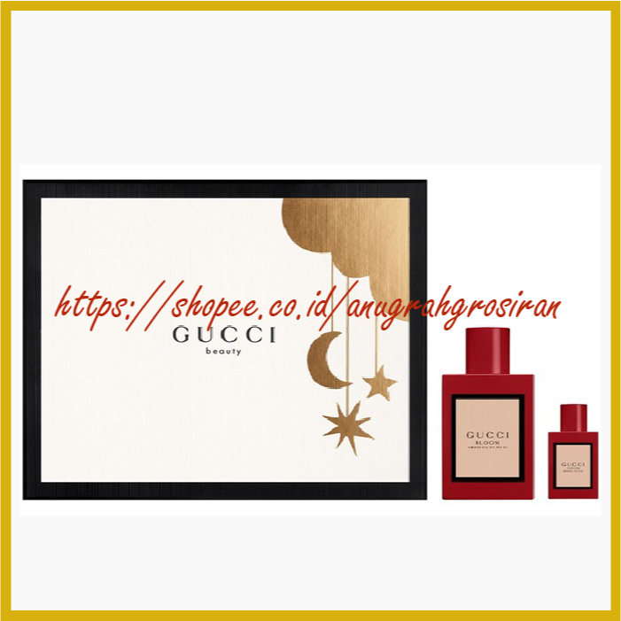 parfum ori Gucci Bloom Ambrosia Di Fiori For Women Gift Set anugrahgrosiran