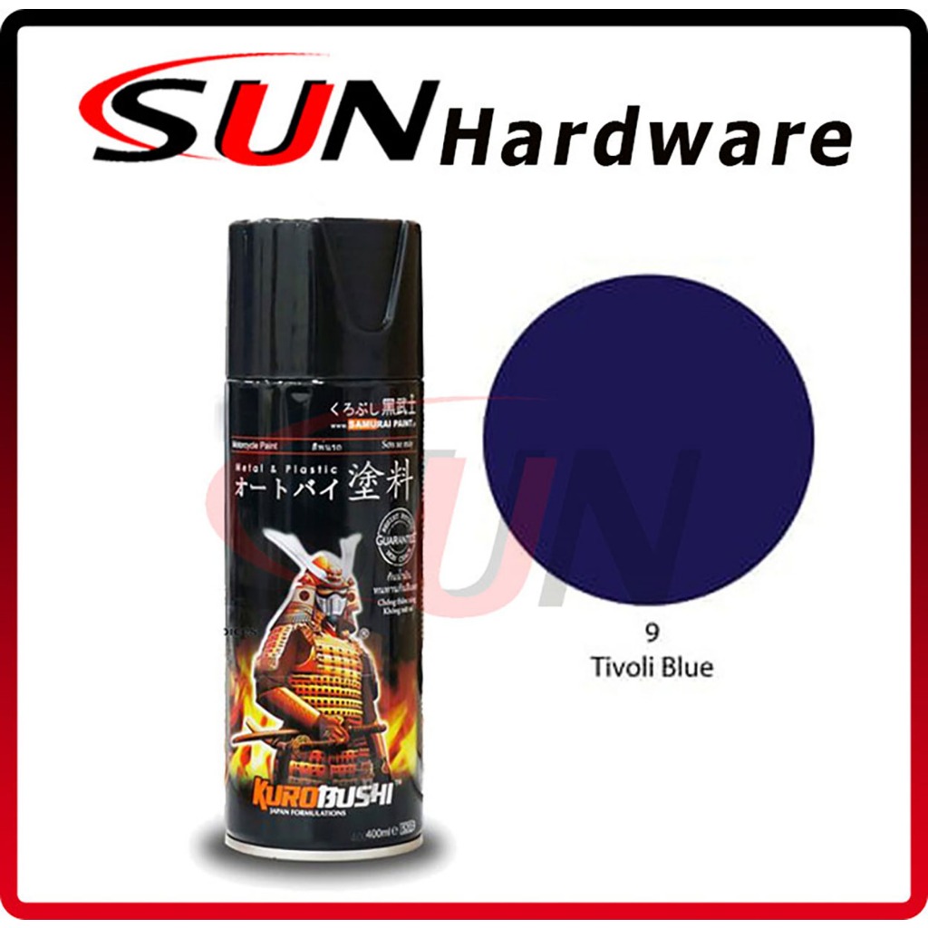Pilox Samurai 400 ml Tivoli 9 Pilox Pylox Biru Tua Mengkilap Gloss
