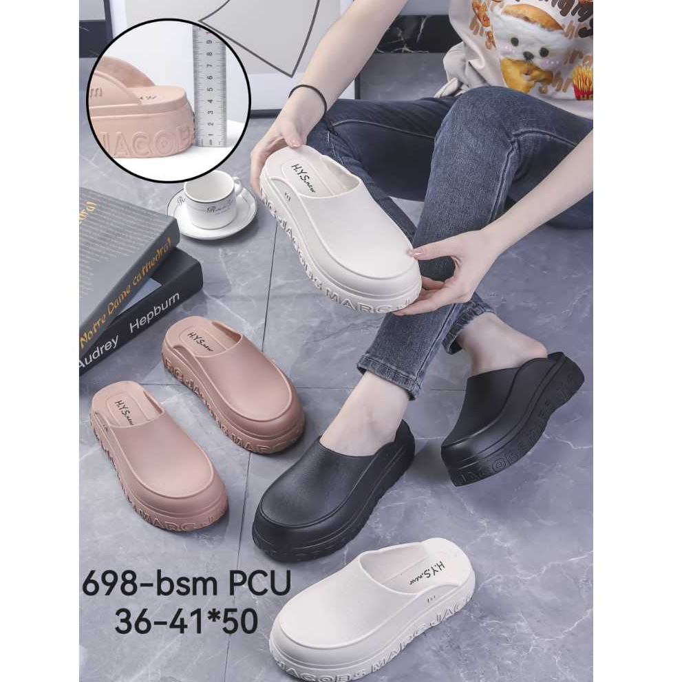 Sepatu Sendal wanita terbaru HYS.new 698_BSM sandal perempuan kekinian