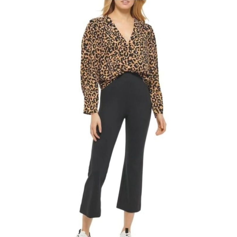 DKNY V-neck blouse ( TANYAKAN SBLM ORDER)