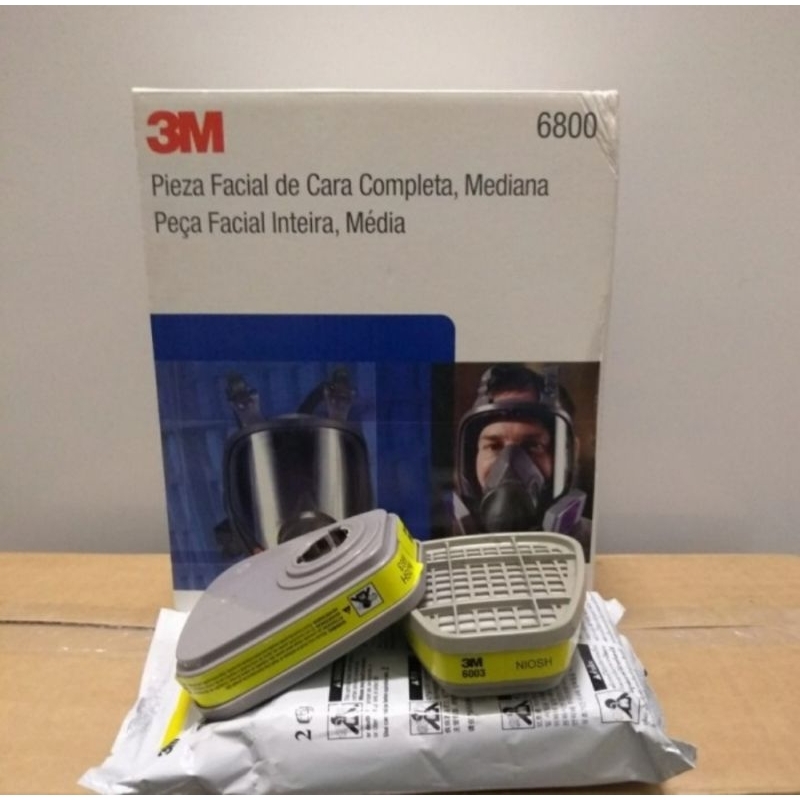 3M 6800+6003 MASKER RESPIRATOR FULLFACE