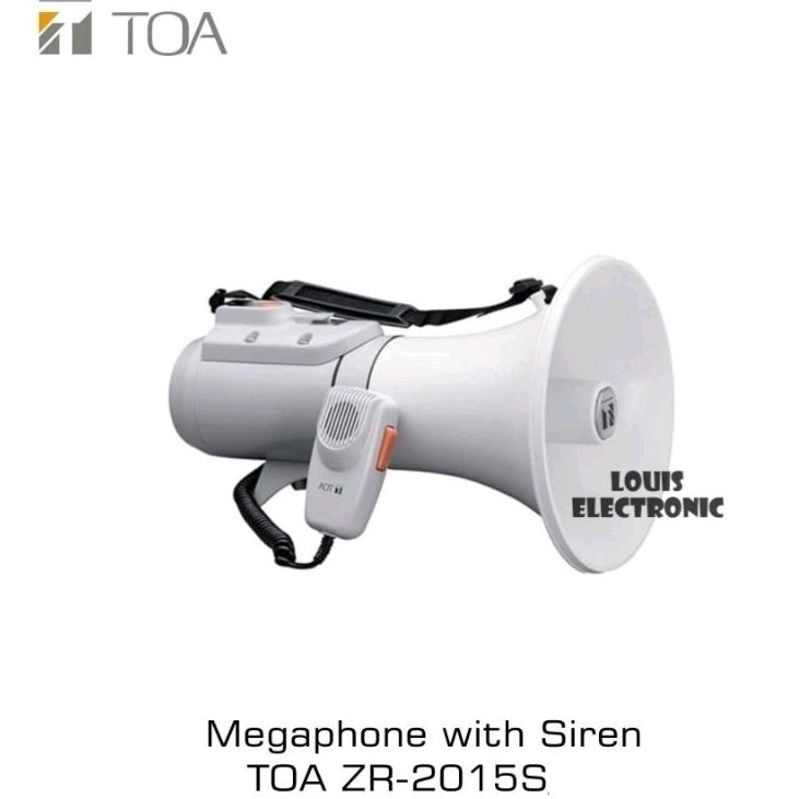 TOA MEGAPHONE SIRINE ZR-2015S ORIGINAL TOA SPEAKER MEGAPHONE GANTUNG