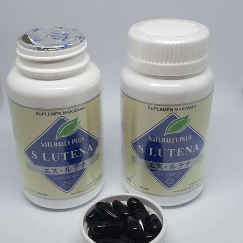 S LUTENA NATURALLY PLUS 100% Original Obat Mata Slutena Asli Japan Original