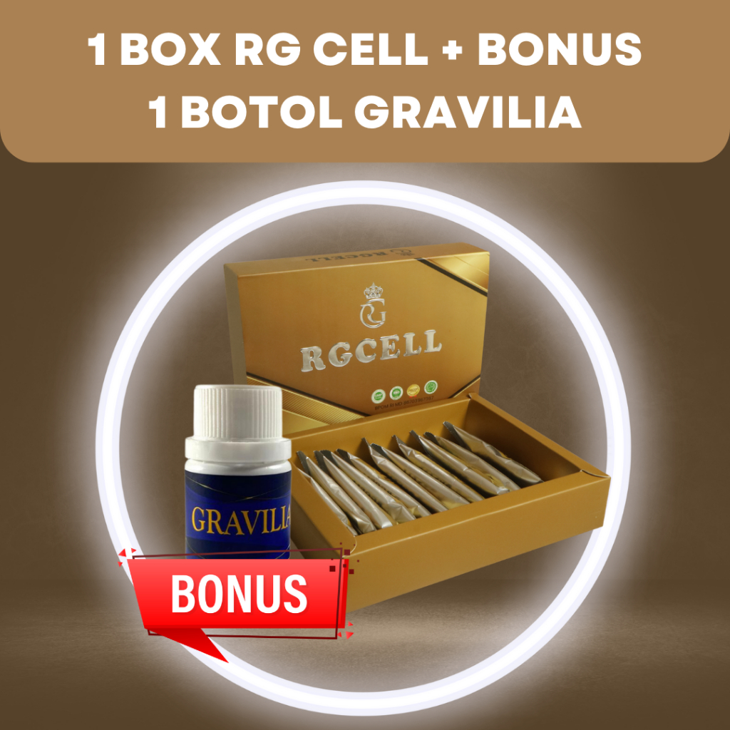 RG CELL +Bonus Gravilia 100% Peptide Murni Dijamin Original