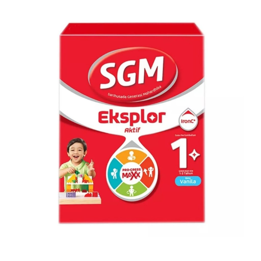 

SGM Eksplor Aktif 1 Plus Susu Vanilla Madu Honey Box 900gr 900 g gram