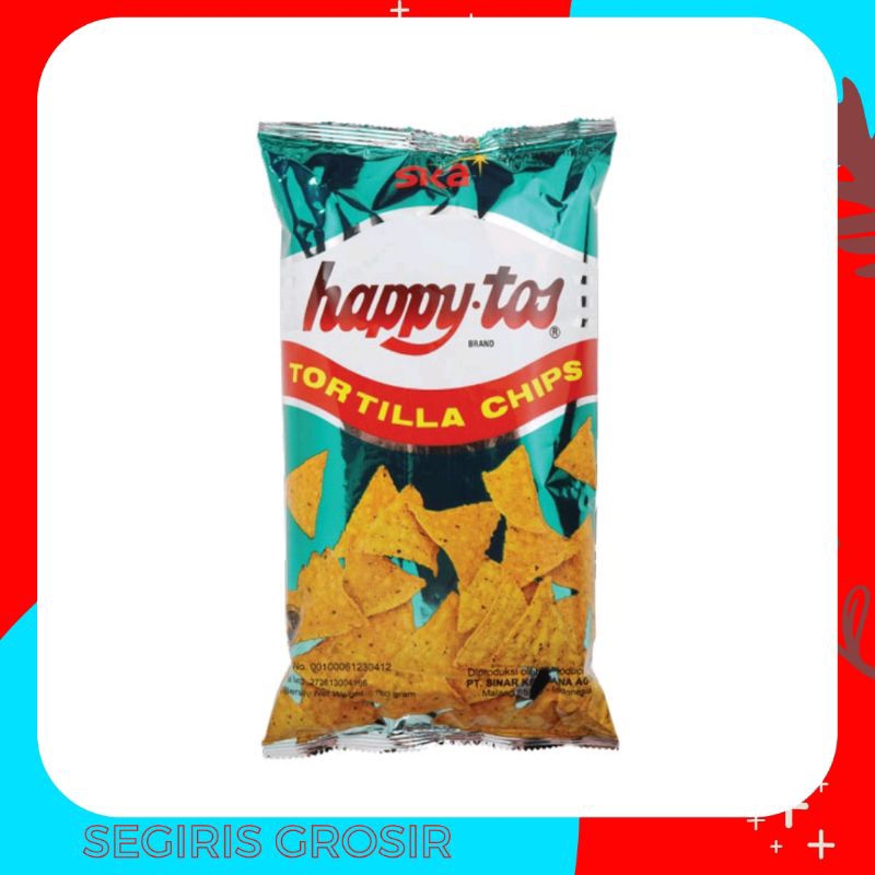 

HappyTos snack corn tortila Hijau 160 Gr