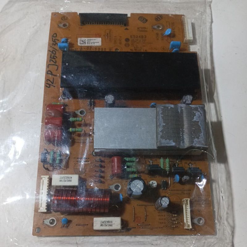 z main LG42pj350-250 - zsuz lg 42pj350 - zsus main lg 42pj350/250  - mesin tv lg plasma 42pj350