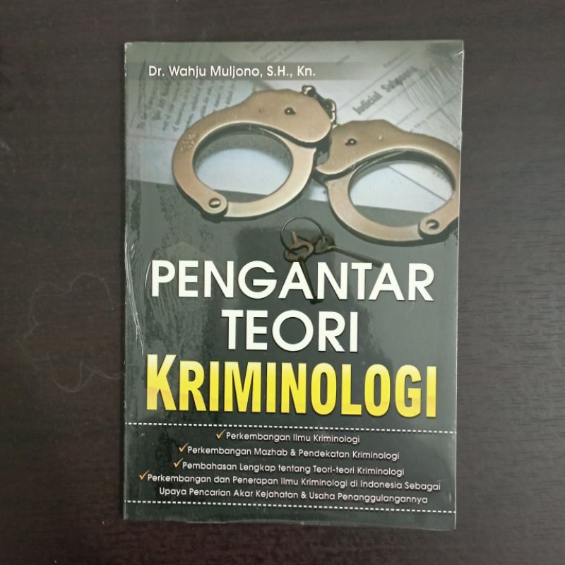 Pengantar Teori Kriminologi