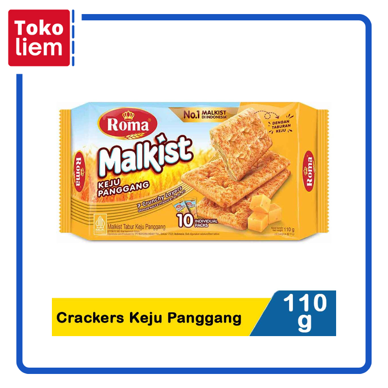 

Roma Crackers Malkist Keju Panggang 110g
