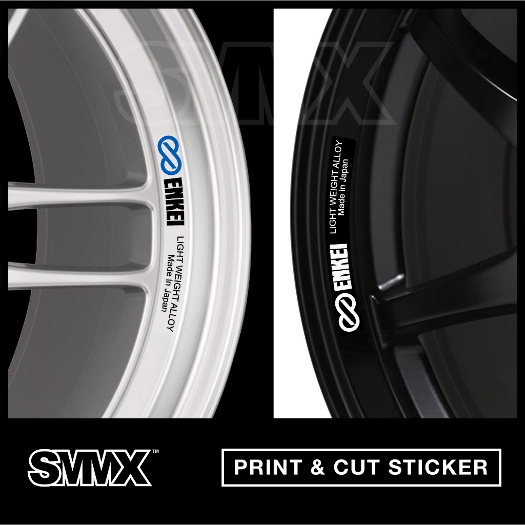 Sticker Stiker Velg motor mobil Enkei