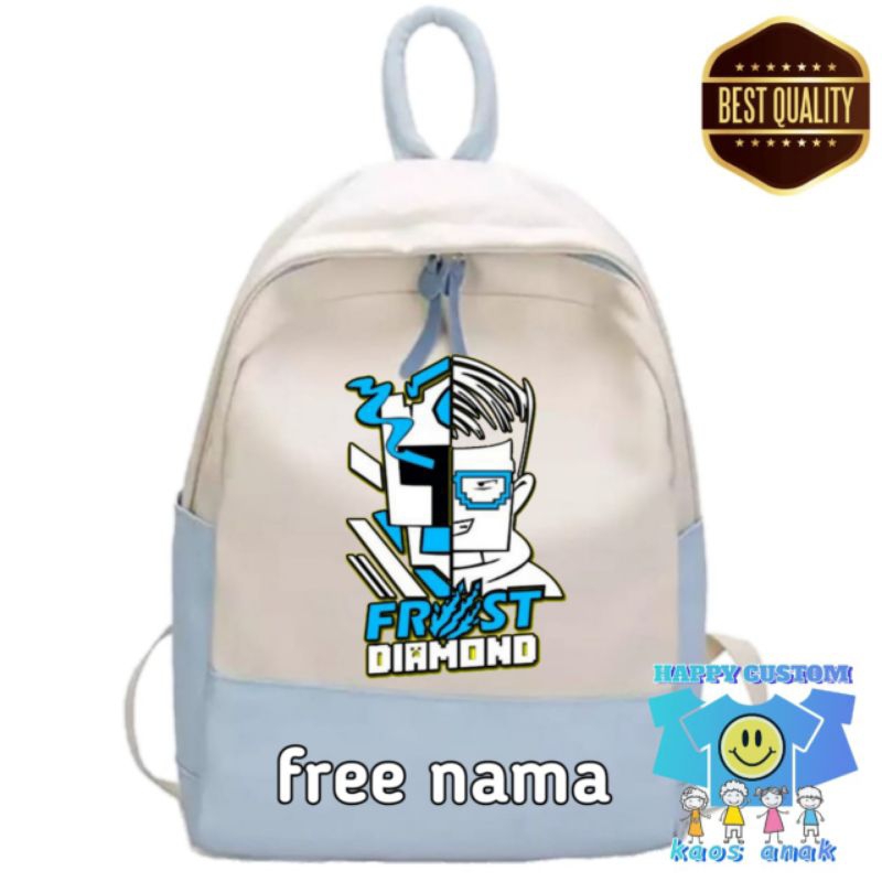 Tas ransel anak gambar animasi FROST DIAMOND