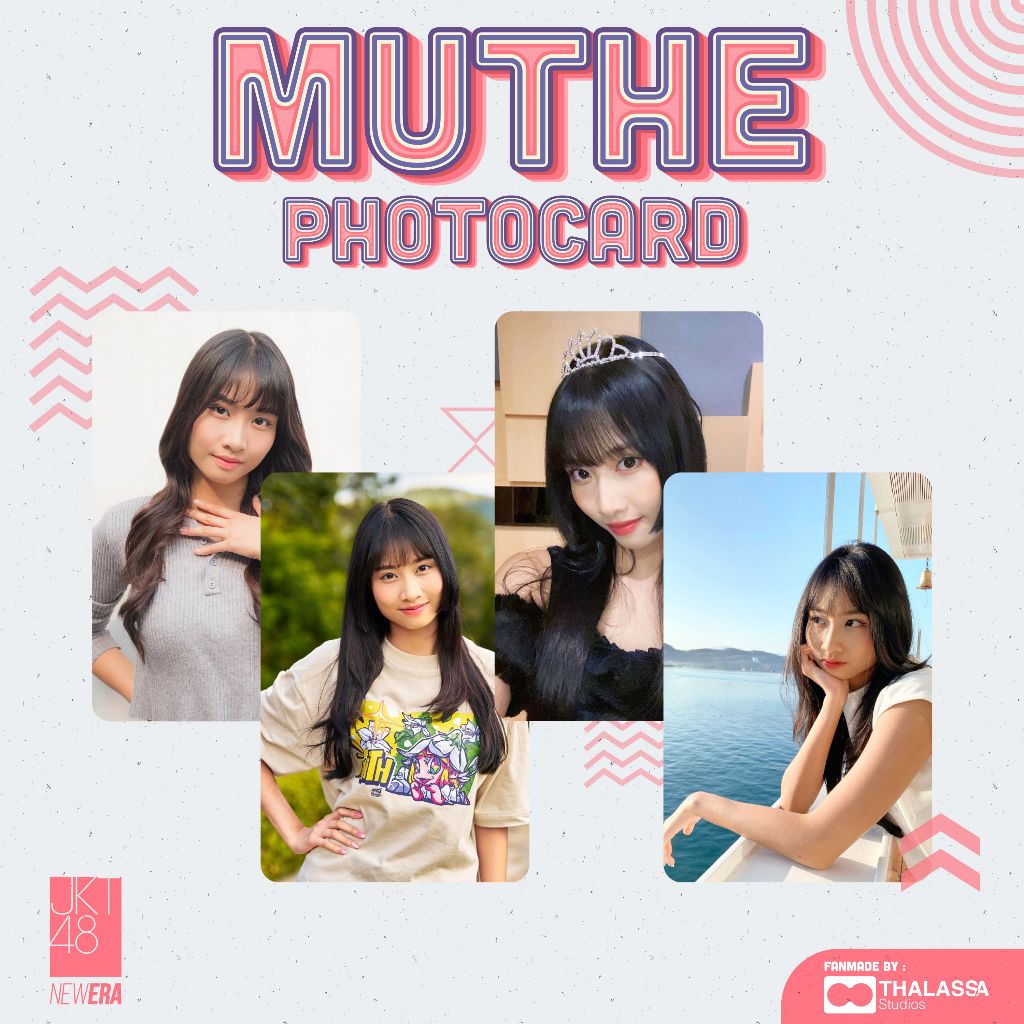Photocard Muthe Mutiara Azzahra JKT48 PC Photopack Selca Unofficial Fanmade - SATUAN