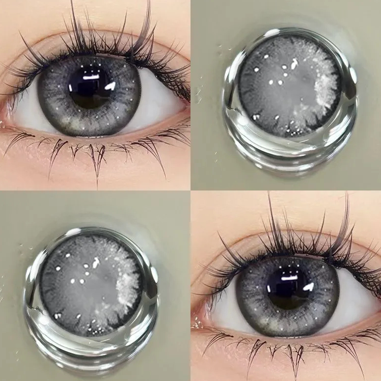 3.3 Promo >> （COD）1 pasang lensa kontak warna diameter 14.5 MM softlens dubai softlens soflen mata s