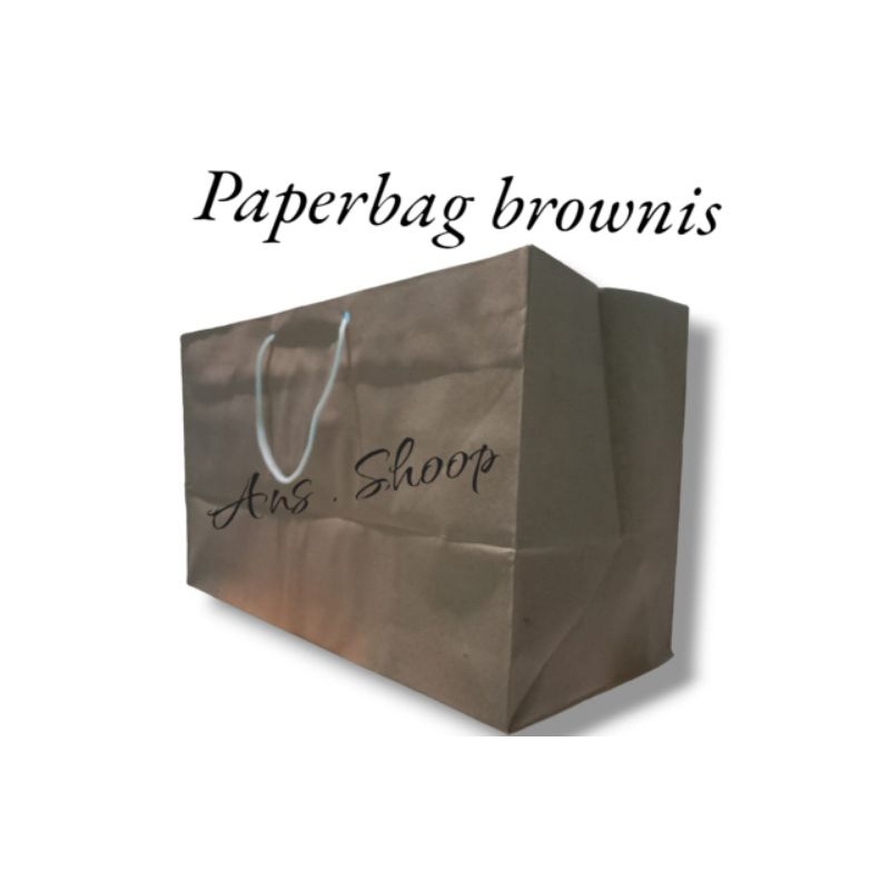 

paperbag brownis, tas kertas isi 12 pic