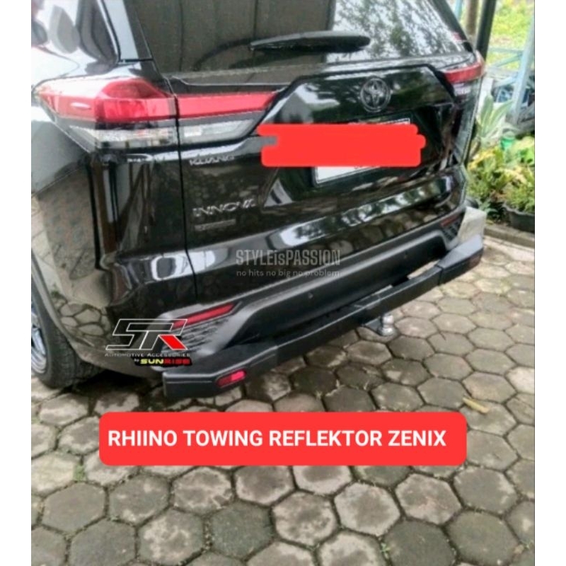 Towing Rhiino Zenix - Pelindung Bumper Zenix Innova Zenix Model RhiinoSeries Reflektor