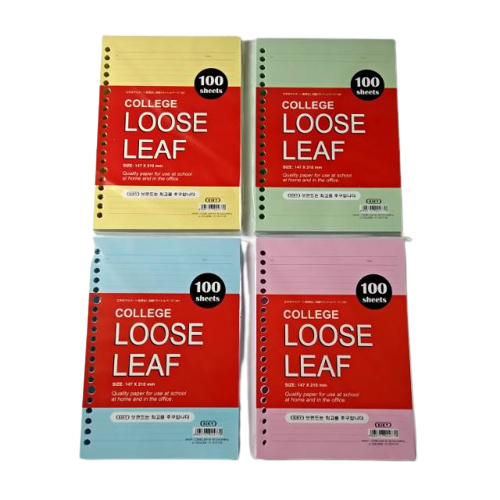 

Isi Binder Warna A5 Loose Leaf Kiky isi 100lbr