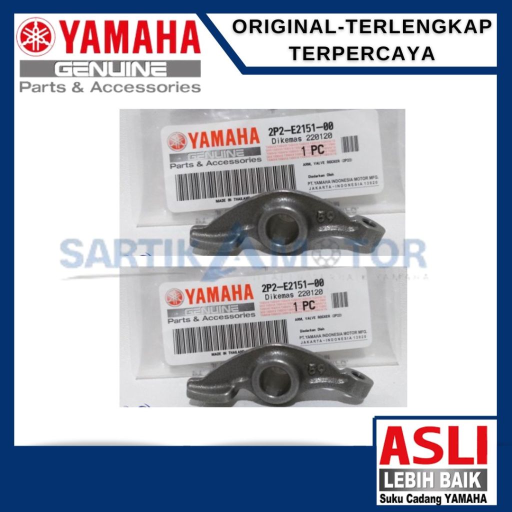 ARM, VALVE ROCKER (2P22) Atas Bawah Mio Soul Karbu Original YAMAHA (2P2-E2151-00)