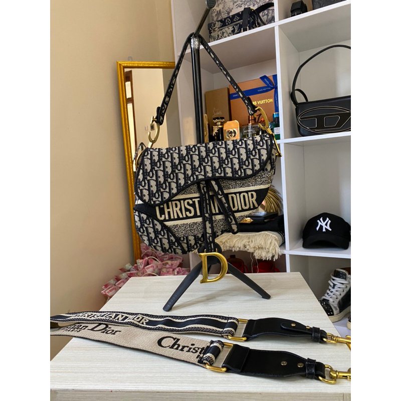 preloved DIOR saddle bag obique 26cm