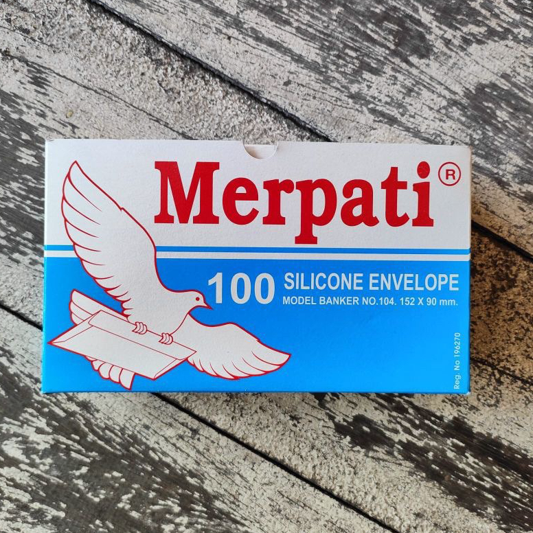 

Promo 4.4 1 PACK AMPLOP MERPATI 104 TANGGUNG + LEM 152x90mm