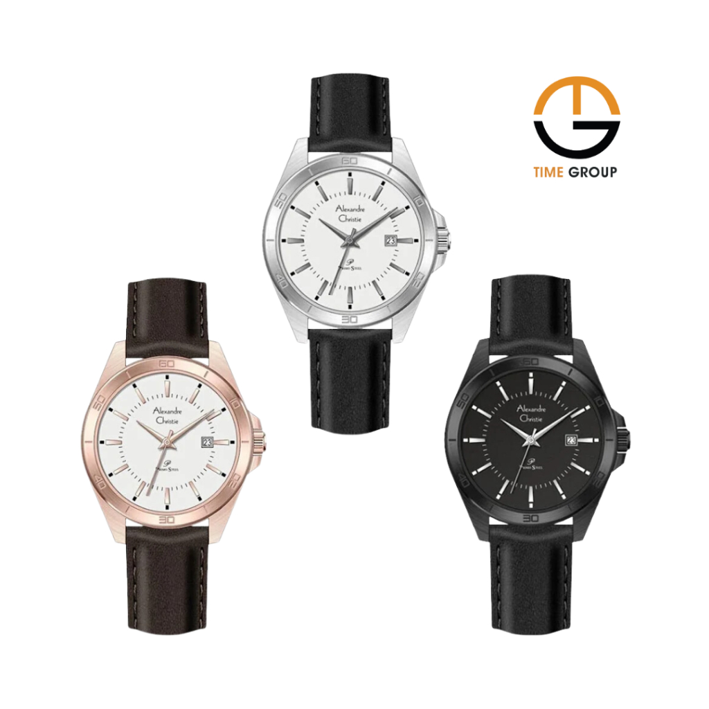 JAM TANGAN WANITA ALEXANDRE CHRISTIE PRIMO AC1011 AC 1011 LD KULIT ORIGINAL