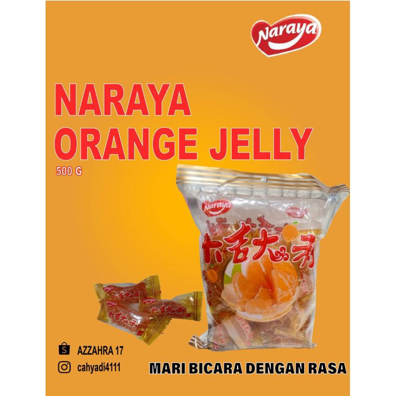 

Naraya jelly jeruk 500g