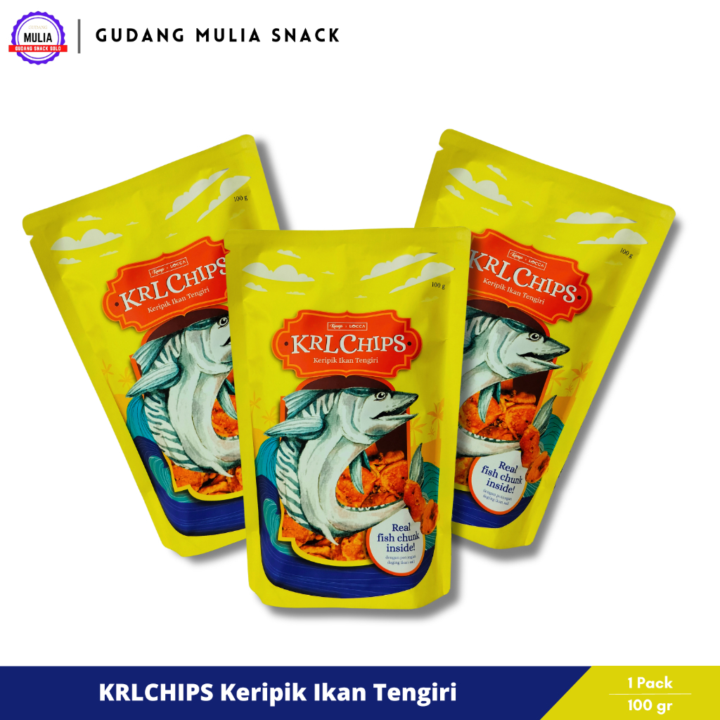 

KRLCHIPS Keripik Ikan Tengiri Kuangs LOCCA