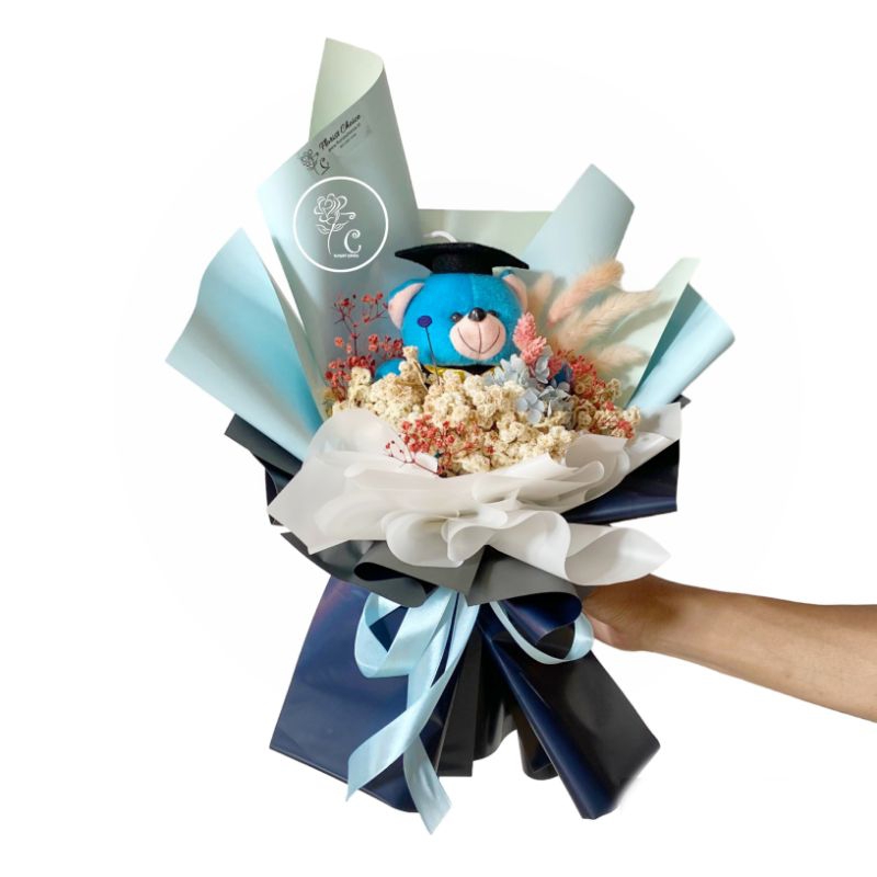 Bunga Buket Wisuda Hand Bouquet Graduation Buket Bunga Kering