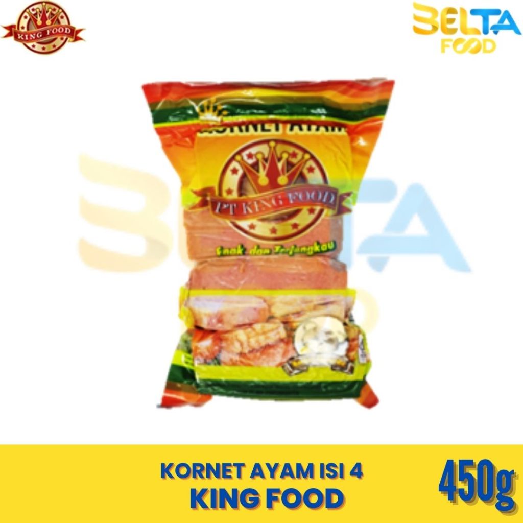 

Kingfood Kornet Ayam Ekonomis Isi 4 450g