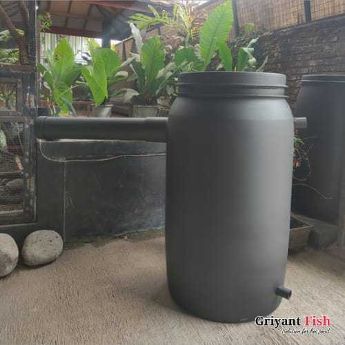 Tong Filter 250ltr Tabung Chamber Media Filter Aquarium Kolam Ikan Koi