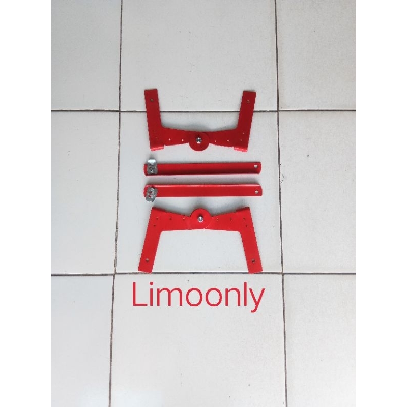 Engsel tangga lipat aluminium / Breket tangga baja ringan