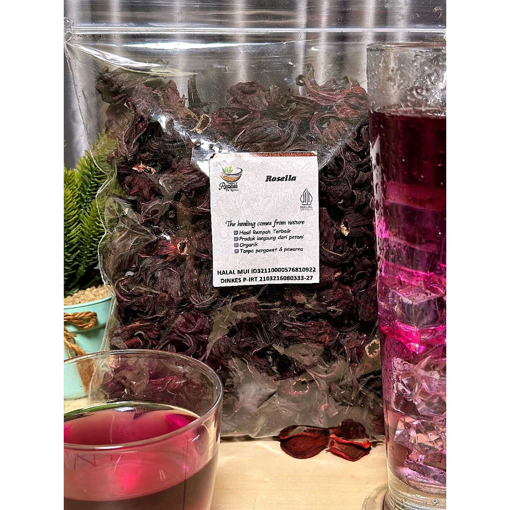

Rosella Ungu 250 Gram Premium - Bunga Rosella Ungu Kering Rempah Bu Risma