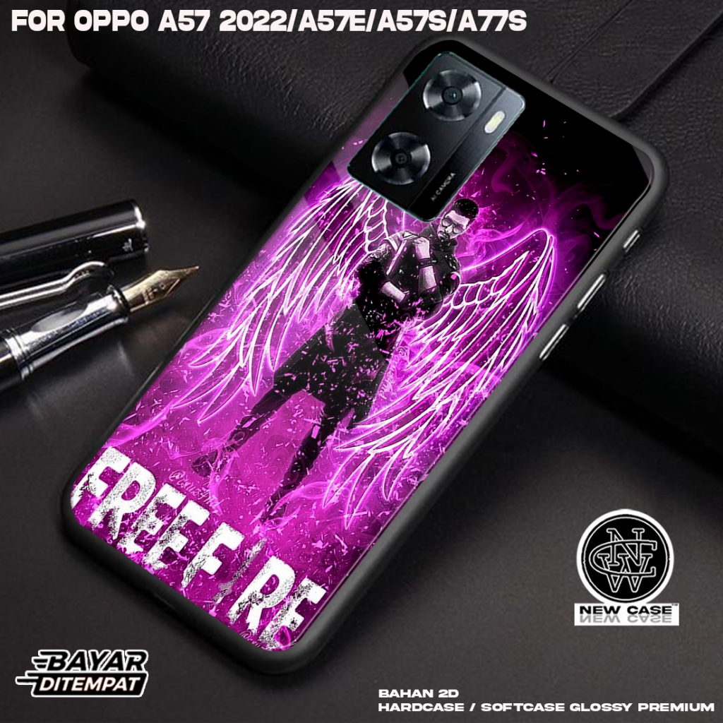 Case OPPO A57 2022 A57E A57S A77S - Casing Hp Terbaru 2023 Newcase [ GAMEFF] Silikon Hp Mewah - Kesi