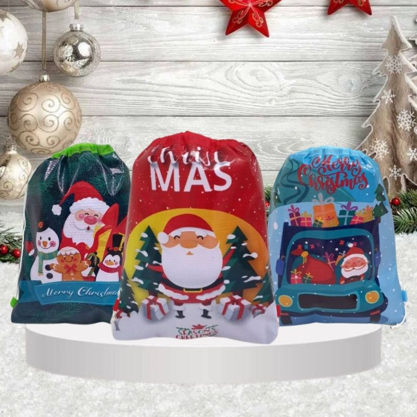 

Tas Serut Natal / Christmas Bag / Goodie bag Hampers New Year