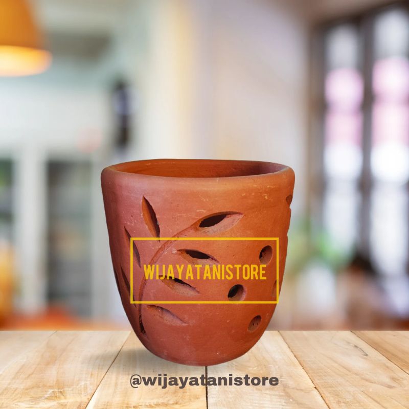 Pot Anggrek Tanah Liat Kapsul | Pot Terakota | Pot Gerabah