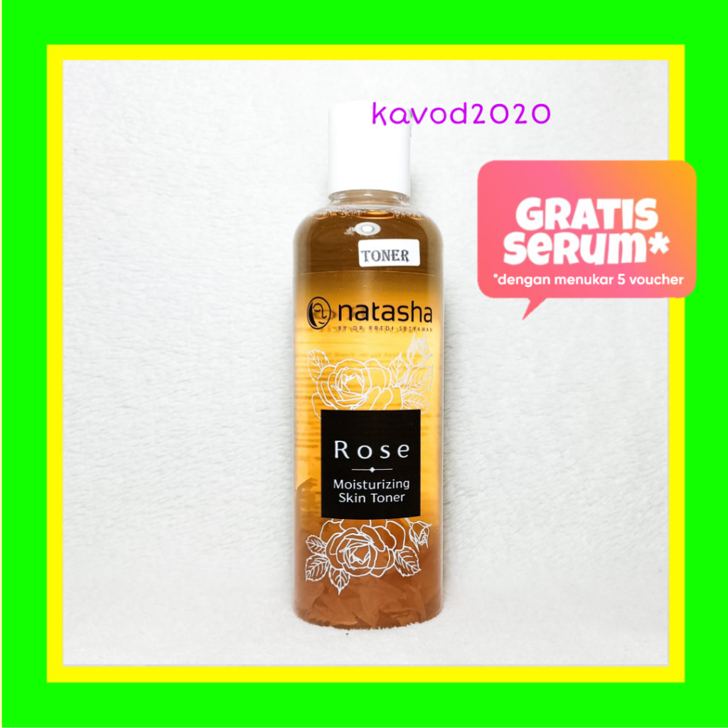 STROSE Natasha Skin Care Rose Moisturizing Skin Toner 240 gram by dr Fredi Setyawan Original