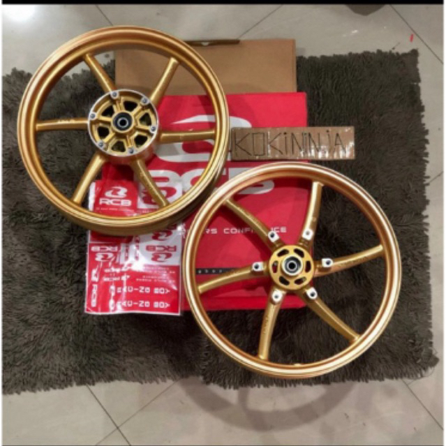velg rcb ninja rr r krr s 2tak  sp522 original racingboy gold fullset bearing