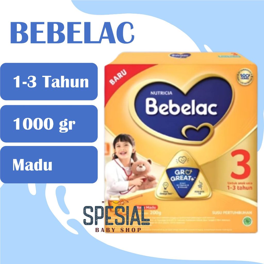BEBELAC 3 [1-3 TAHUN] 1000G SUSU BEBELAC