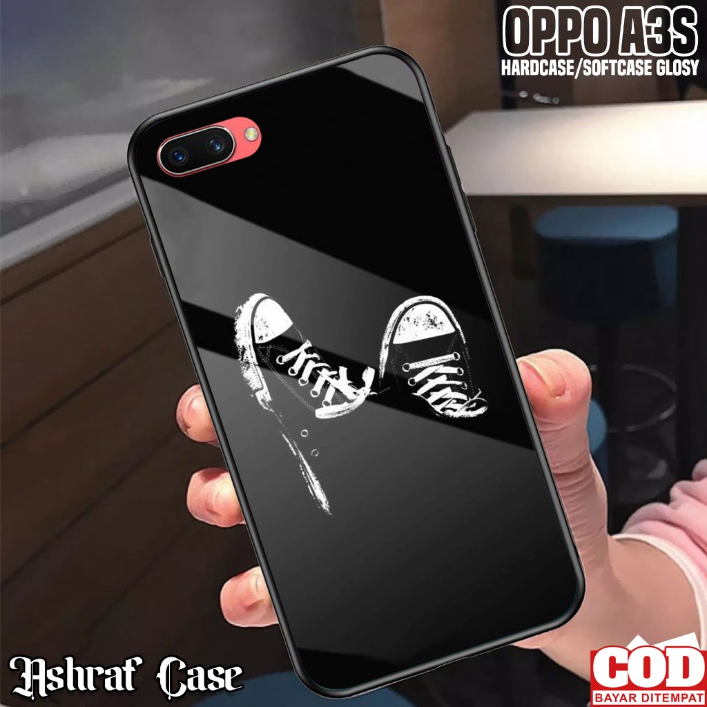 Case Oppo A3S - Casing Hp Oppo A3S ( HTM ) Kesing Hp Oppo A3S - Silikon Hp Oppo A3S - Softcase Glass