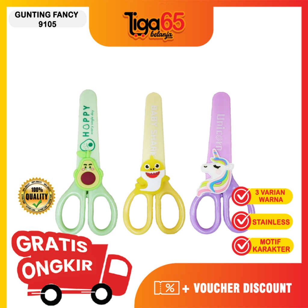 

Gunting Fancy / Gunting Anak / Gunting Kertas / Gunting Karakter / Gunting Fancy 9105