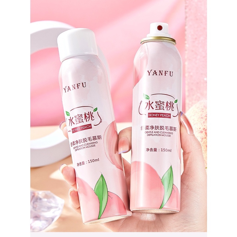 Perontok Bulu Kaki Tangan Ketiak Yanfu Hair Removal Spray 150ML