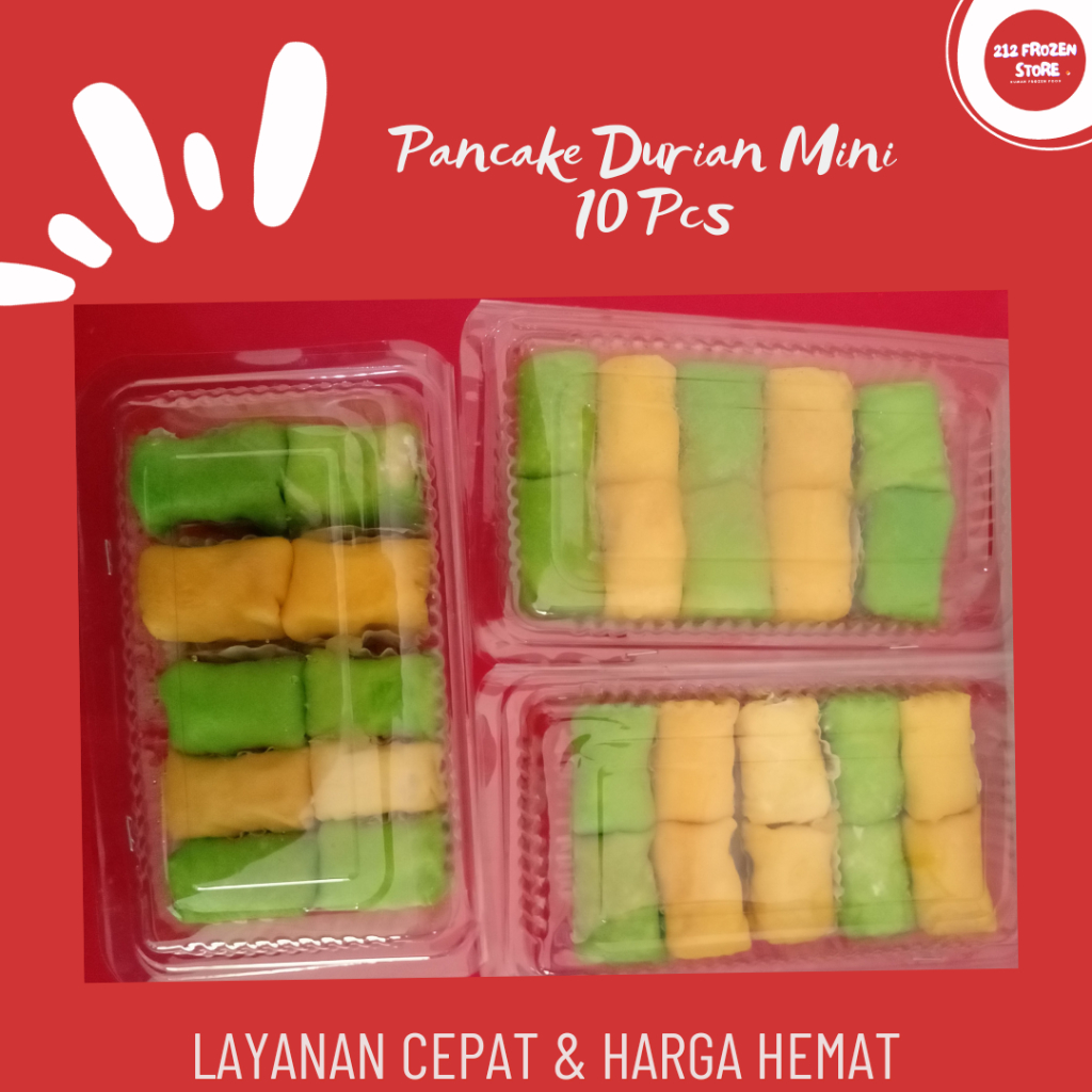 

Pancake Durian Mini isi 10 pcs