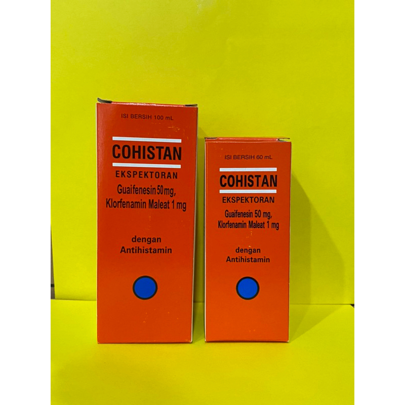 Cohistan Expectoran Sirup obat batuk karena alergi