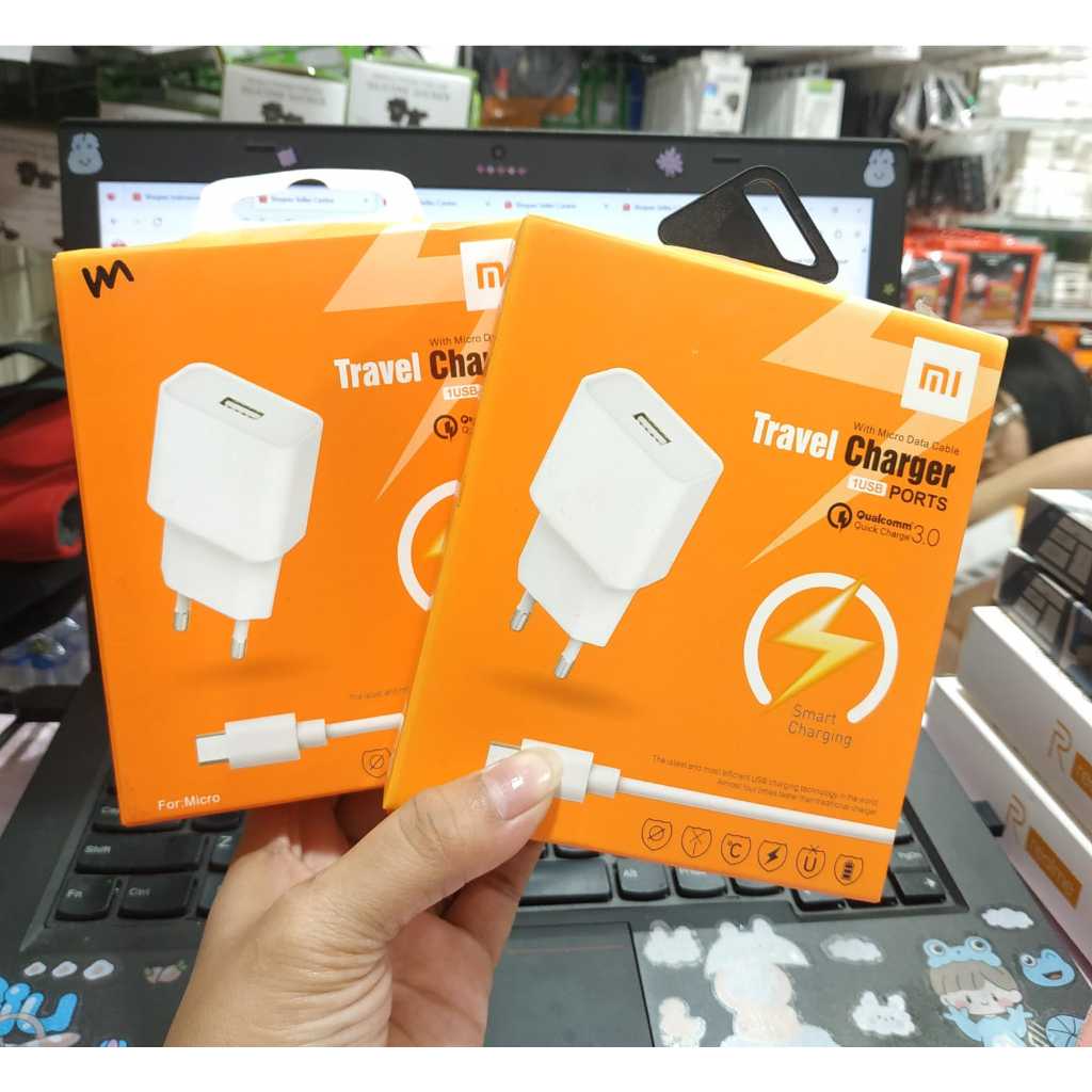 Charger xiaomi quick charger 3.0 micro usb dan type c charger xiaomi mi8/mi9