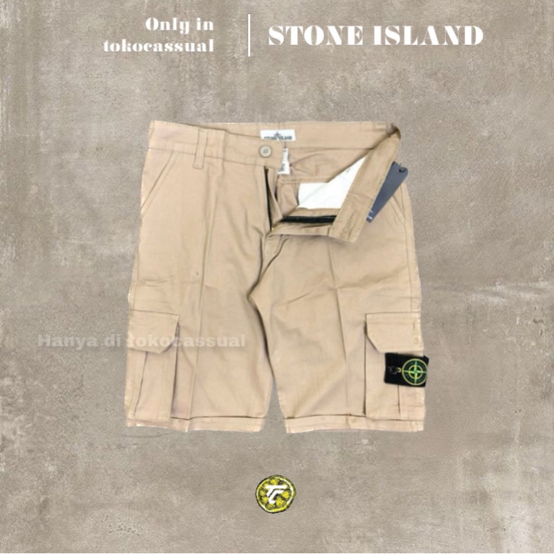 SCP2 celana cargo pendek stone island peremium clg tembus