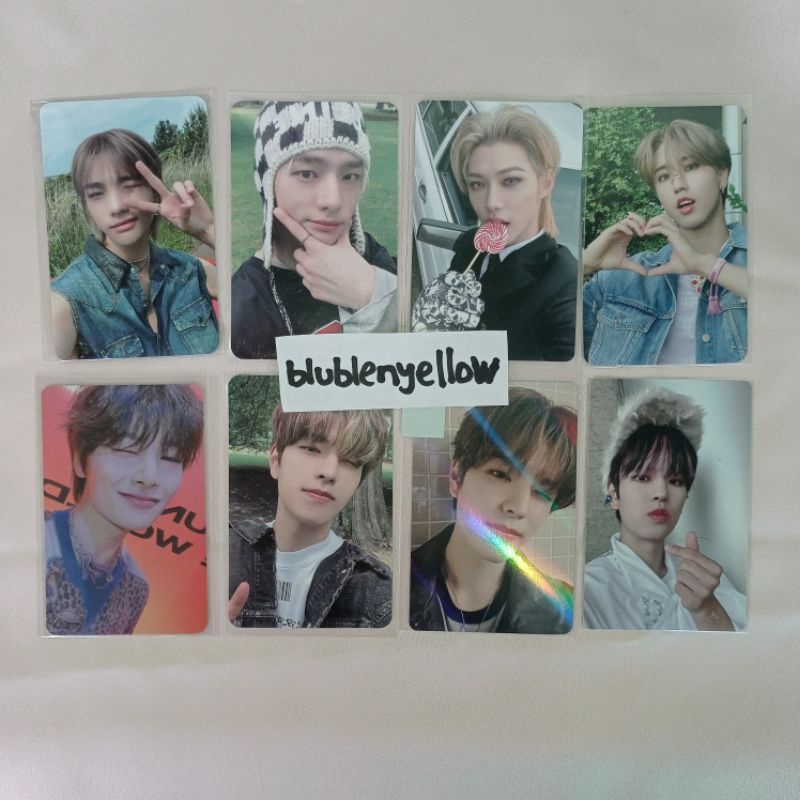 STRAY KIDS PHOTOCARD HYUNJIN JEJU OUTDOOR ONLINE APPMUS 5STAR 5 STAR WITHMUU FELIX HAN BDM MAXIDENT 