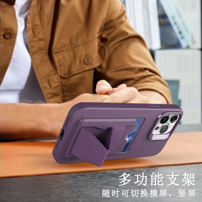 CASE IPHONE Slot Card + Standing Multi Fungsi Case Premium IPHONE 11 12 13 14 15 PRO MAX 14+ 15+